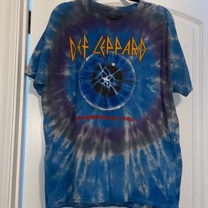 Def Leppard Tie Dye T-shirt